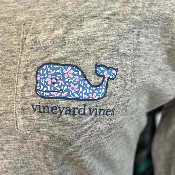 VINEYARD VINES long sleeve tee, grey size XS - Picture 4 of 8